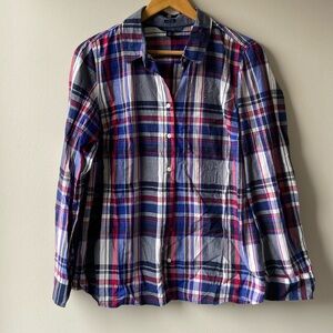 Tommy Hilfiger lightweight plaid button down
